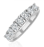 Chloe Platinum 7 Stone Diamond Eternity Ring 1.00ct G/vs