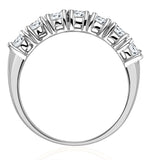 Chloe Platinum 7 Stone Diamond Eternity Ring 1.00ct G/vs