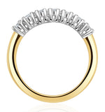 Chloe 18k Gold 7 Stone Diamond Eternity Ring 0.30ct G/vs