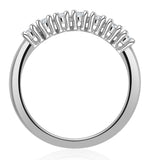 Chloe 18k White Gold 7 Stone Diamond Eternity Ring 0.50ct G/vs