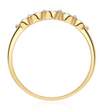 Diamond Wedding Ring 0.02ct Diamond 9k Yellow Gold