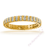 Eternity Ring Ellie 18k Gold Diamond 0.50ct H/si
