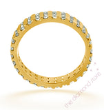 Eternity Ring Ellie 18k Gold Diamond 2.00ct H/si