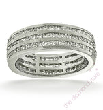 Eternity Ring Amy 18k White Gold Diamond 2.00ct G/vs