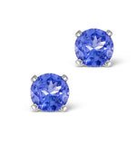 Tanzanite 1.00ct High Quality (aa) 925 Silver Earrings