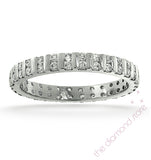 Eternity Ring Ellie 18k White Gold Diamond 0.50ct G/vs