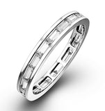 Eternity Ring Lily Platinum Diamond 2.00ct H/si