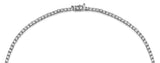 Diamond Necklace Tara 10.00ct Look In 18k White Gold D3497