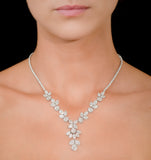 Diamond Necklace - Pyrus - 8.5ct Of H/si Diamonds In 18k White Gold