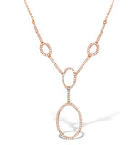 Vivara Collection 0.55ct Diamond And 9k Rose Gold Necklace D3403