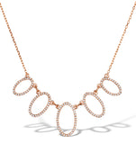 Vivara Collection 0.49ct Diamond And 9k Rose Gold Necklace D3404