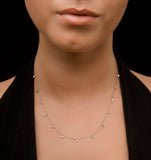 Vivara Collection 0.50ct Diamond And 18k White Gold Necklace D3409