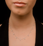 Vivara Collection 1.00ct Diamond And 18k White Gold Necklace D3400