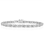 Diamond Kisses Bracelet With 0.05ct Set In 925 Silver