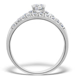 Matching Diamond Engagement And Wedding Ring 0.66ct 18k Gold