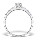 Matching Diamond Engagement And Wedding Ring 0.71ct Platinum