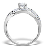 Matching Diamond Engagement And Wedding Ring 0.71ct 18k Gold