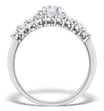 Matching Diamond Engagement And Wedding Ring 0.96ct 18k Gold