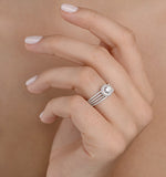 Matching Diamond Engagement - Wedding Ring 1.25ct Vs2 18k Gold