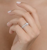 Matching Diamond Engagement - Wedding Ring 1.25ct Si1 18k Gold