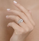 Matching Diamond Engagement - Wedding Ring 1.25ct Si2 18k Gold
