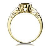 0.10ct Diamond Flower Ring With Shoulders In 9k Gold