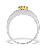 9k White Gold Diamond Pave Set Ring - E3667