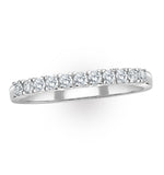 Half Eternity Ring 0.30ct Diamond 9k White Gold
