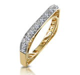 Unique Diamond Set Square Eternity Ring