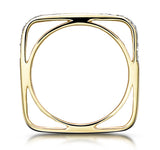 Unique Diamond Set Square Eternity Ring