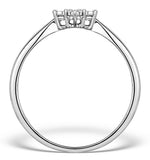 Diamond 0.04ct 9k White Gold Cluster Ring - E5885