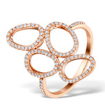 Vivara Collection 0.37ct Diamond And 9k Rose Gold Ring E5942
