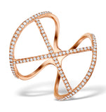 Vivara Collection 0.36ct Diamond And 9k Rose Gold Ring E5943