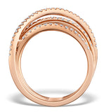 Vivara Collection 0.74ct Diamond And 9k Rose Gold Ring E5953