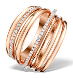 Vivara Collection 0.53ct Diamond And 9k Rose Gold Ring E5962