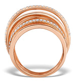 Vivara Collection 0.53ct Diamond And 9k Rose Gold Ring E5962
