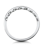 Stellato Collection Diamond Ring 0.05ct In 9k White Gold