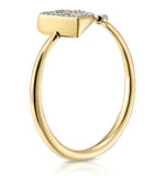 Diamond Initial 'd' Ring 0.07ct Set In 9k Gold