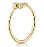 Diamond Initial 's' Ring 0.07ct Set In 9k Gold