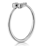 Diamond Initial 's' Ring 0.07ct Set In 9k White Gold