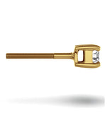 Diamond Stud Earrings 3.4mm 18k Gold - 0.30ct - Premium