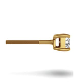 Diamond Stud Earrings 3.8mm 18k Gold - 0.40ct - G-h/si