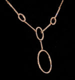 Vivara Collection 0.55ct Diamond And 9k Rose Gold Necklace D3403