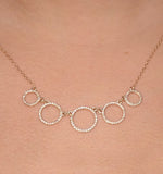 Vivara Collection 0.45ct Diamond And 9k Rose Gold Necklace D3405