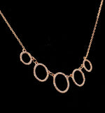 Vivara Collection 0.45ct Diamond And 9k Rose Gold Necklace D3405