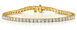 Diamond Tennis Bracelet 18k Gold Chloe 5.00ct G/vs