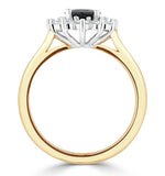 Sapphire 1.55ct And Diamond 0.50ct 18k Gold Ring