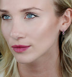Ruby And Diamond Trilogy Earrings In 18k Gold - Asteria Collection
