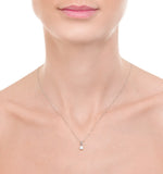 Chloe Platinum Diamond Solitaire Necklace 0.33ct G/vs