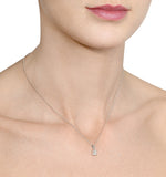 Olivia Platinum Diamond Pendant Necklace 0.33ct G/vs